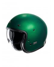 Green HJC V31 Plain Motorcycle Helmet at JTS Biker Clothing
